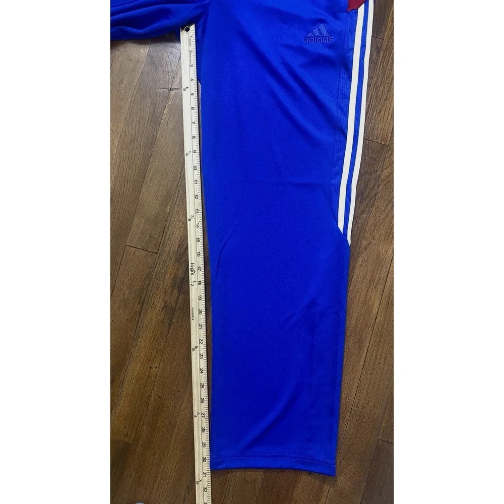 Adidas Climacool Tiro Track Pants Mens Large Blue Soccer Training Drawstring